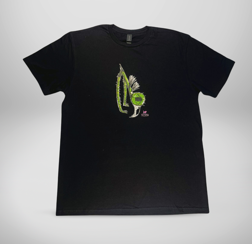 Funky Green Bird T-Shirt