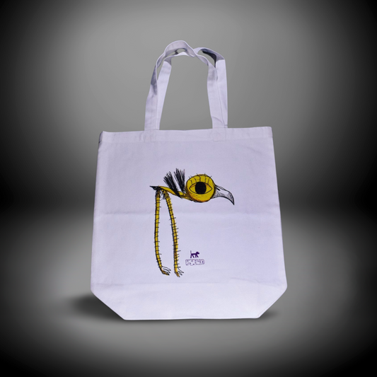 Funky Yellow Bird Tote